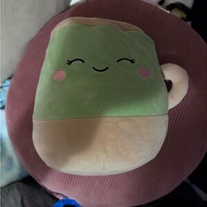 Squishmallows Green and Tan Stuffed Animal